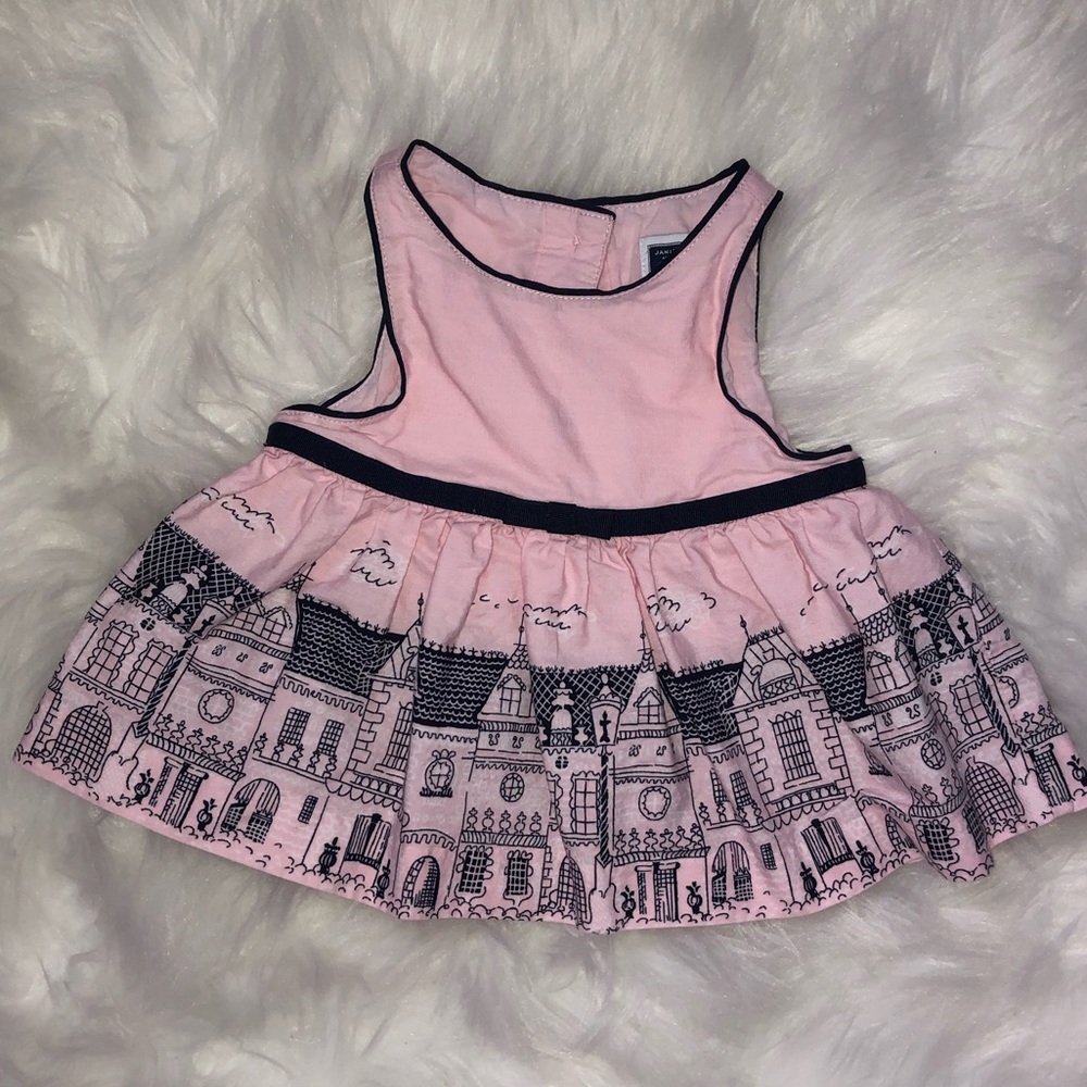 Janie and Jack pink bell shaped top